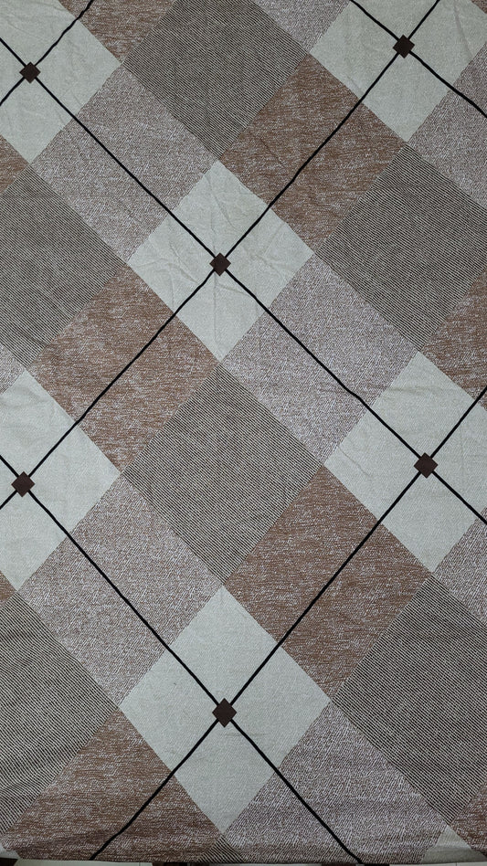 Urban Lattice | Cotton Mix | Queen Size