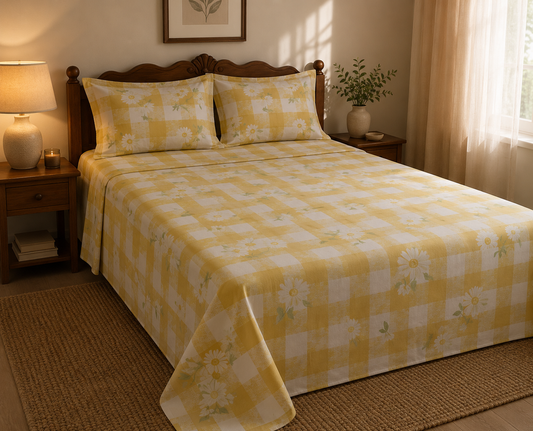 Sunshine Meadow | Glace Cotton | King Size