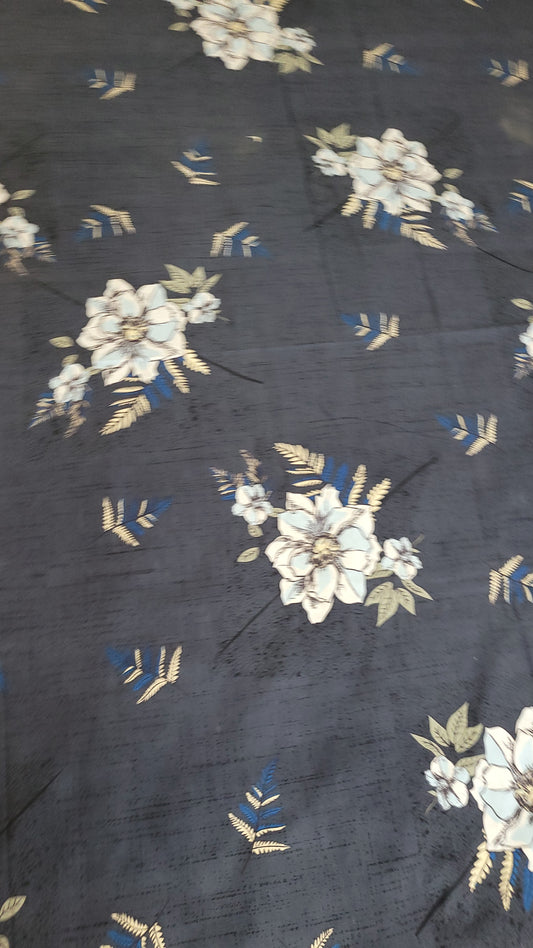 Midnight Magnolia | Cotton Mix | Queen Size