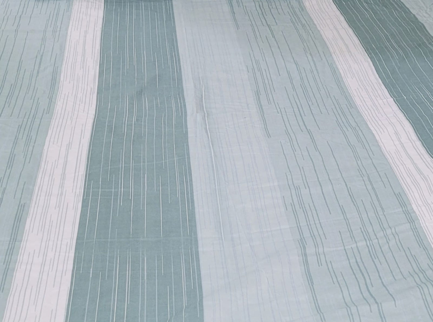 Mint Horizon Stripe | Glace Cotton | King Size